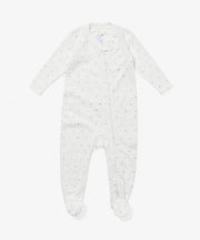 Marley Zip Pajama, Seafoam Hearts