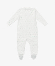 Marley Zip Pajama, Seafoam Hearts