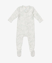 Marley Zip Pajama, Seafoam Star