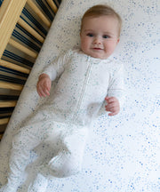 Marley Zip Pajama, Seafoam Star