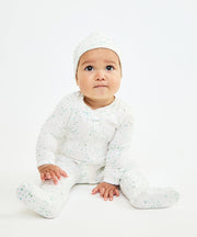 Marley Zip Pajama, Seafoam Star