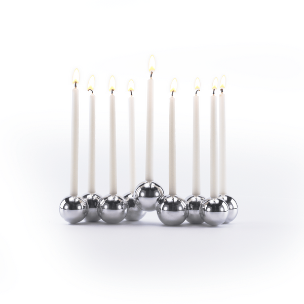 Bubble Menorah (Aluminum)