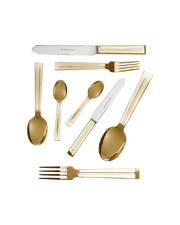 Flatware Metropole Gold-Plated Stainless Steel (8)