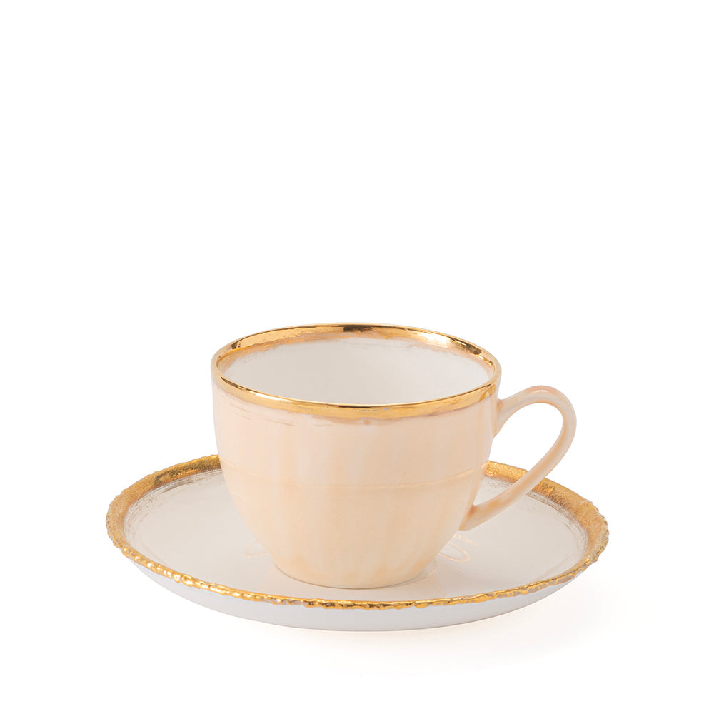 Michelangelo Bianco Teacup & Saucer