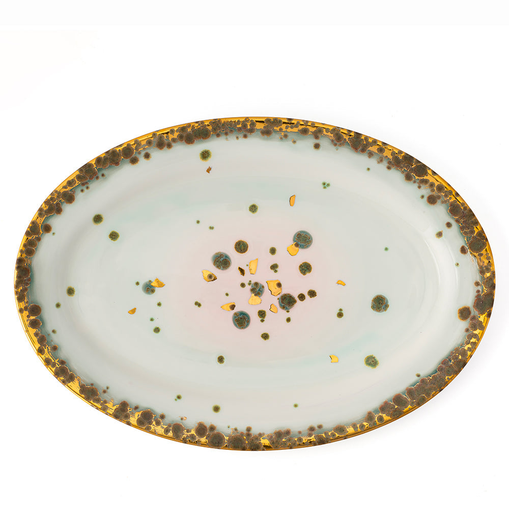 Michelangelo Oval Rim Platter