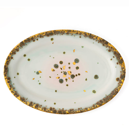Michelangelo Oval Rim Platter