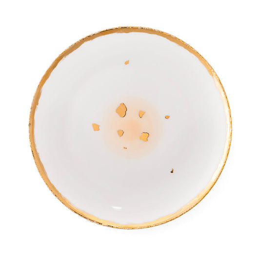 Michelangelo Bianco Dessert Coupe Plate