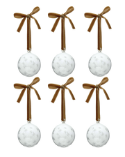 Mini Etched Celestial Baubles - Set of Six by Issy Granger