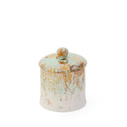 Golden Ash Pot With Lid