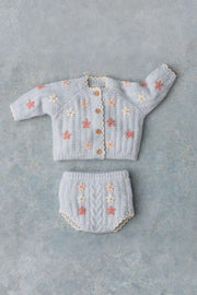 Mony Baby Top and Bottom Set in Cloud