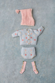 Mony Baby Top and Bottom Set in Cloud