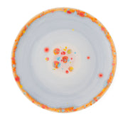Murrine Gray Dinner Coupe Plate
