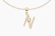 Joujou Diamond A-Z Necklace