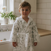 Secret Garden Bathrobe - Ivory