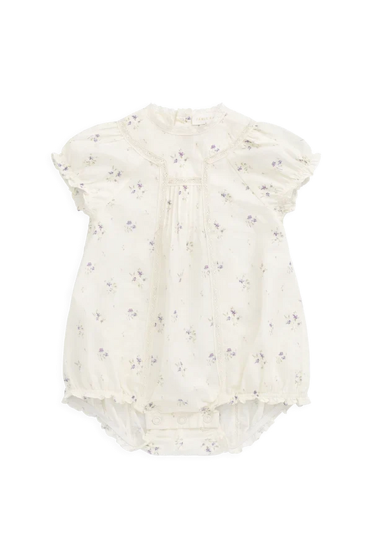 Saylor Romper in Jade Floral