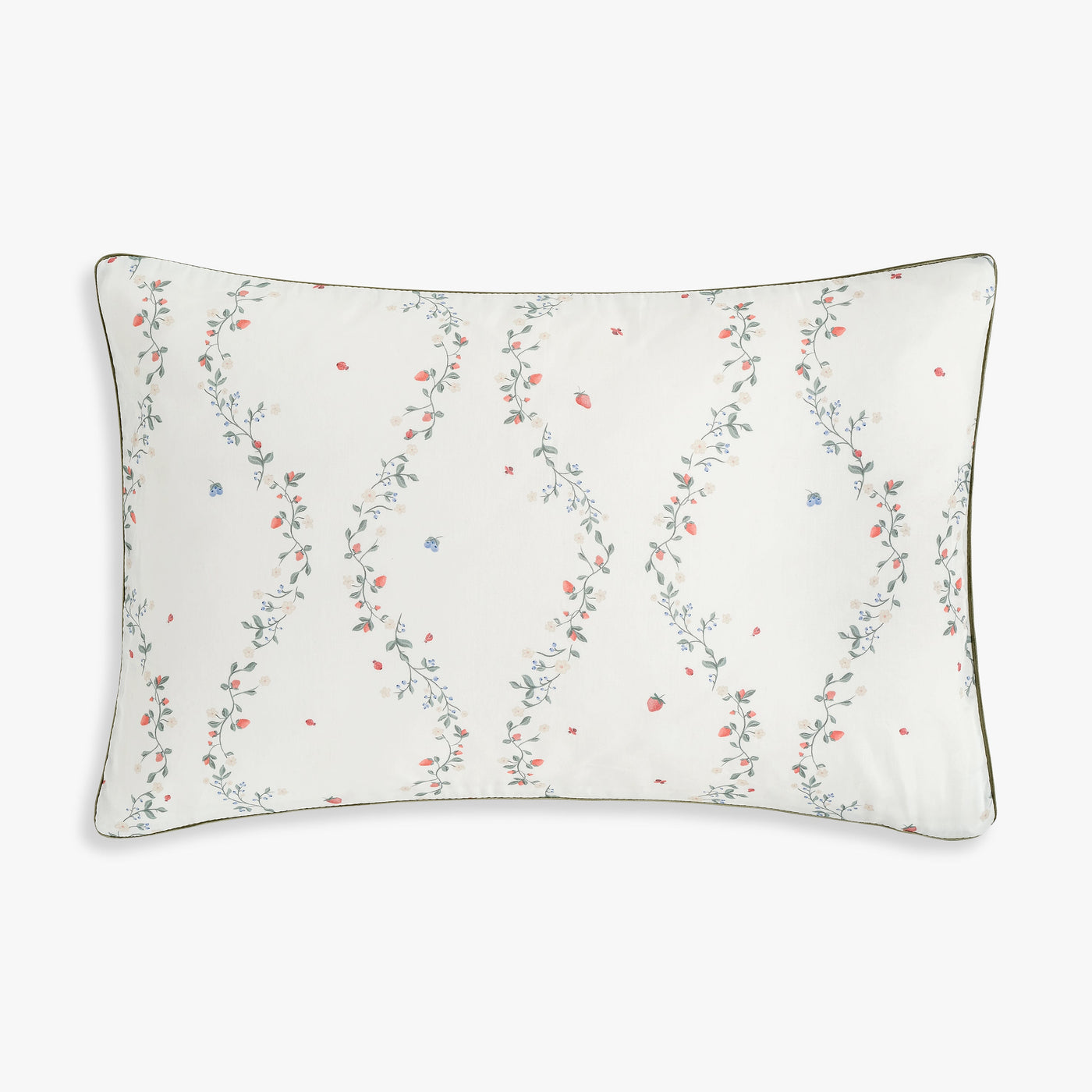 Botanical Berries Toddler Pillow - Ivory
