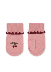 Collette Mittens in Pale Blush