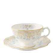Royal Peony Blue - Tea Cup & Saucer
