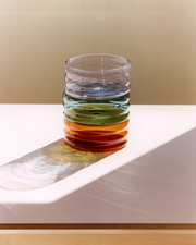 Small Ripple Bowl - Amber