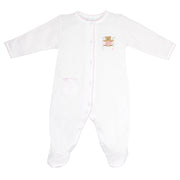 The Sweet Bear Embroidery and Printed Set 4 Pieces | Baby Girl