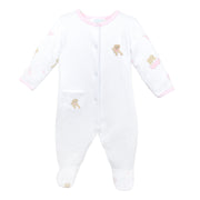 Pet Spa Embroidery and Printed Set 2 Pieces | Baby Girl