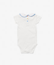 Pan One-piece, Blue Piping