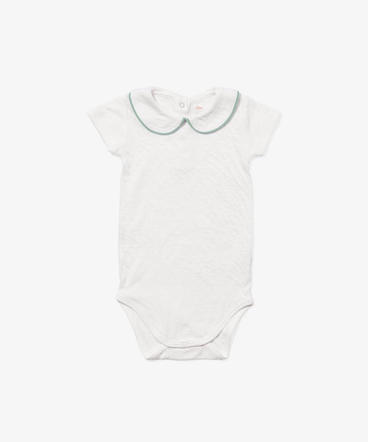 Pan One-piece, Seafoam Piping