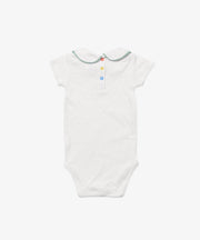 Pan One-piece, Seafoam Piping
