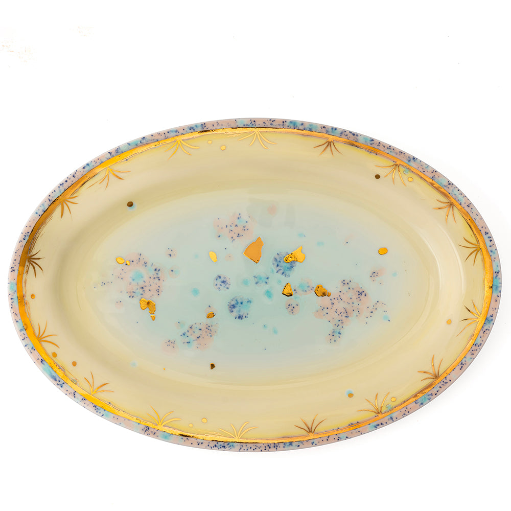 Paolina Oval Rim Platter