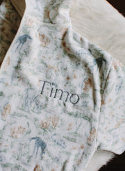 Children's Organic Cotton Printed Bathrobe