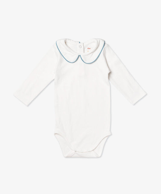 Peter Pan One-piece, Blue Piping