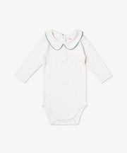 Peter Pan One-piece, Seafoam Piping
