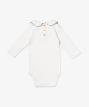 Peter Pan One-piece, Seafoam Piping