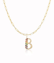 Puffy Letter Charm