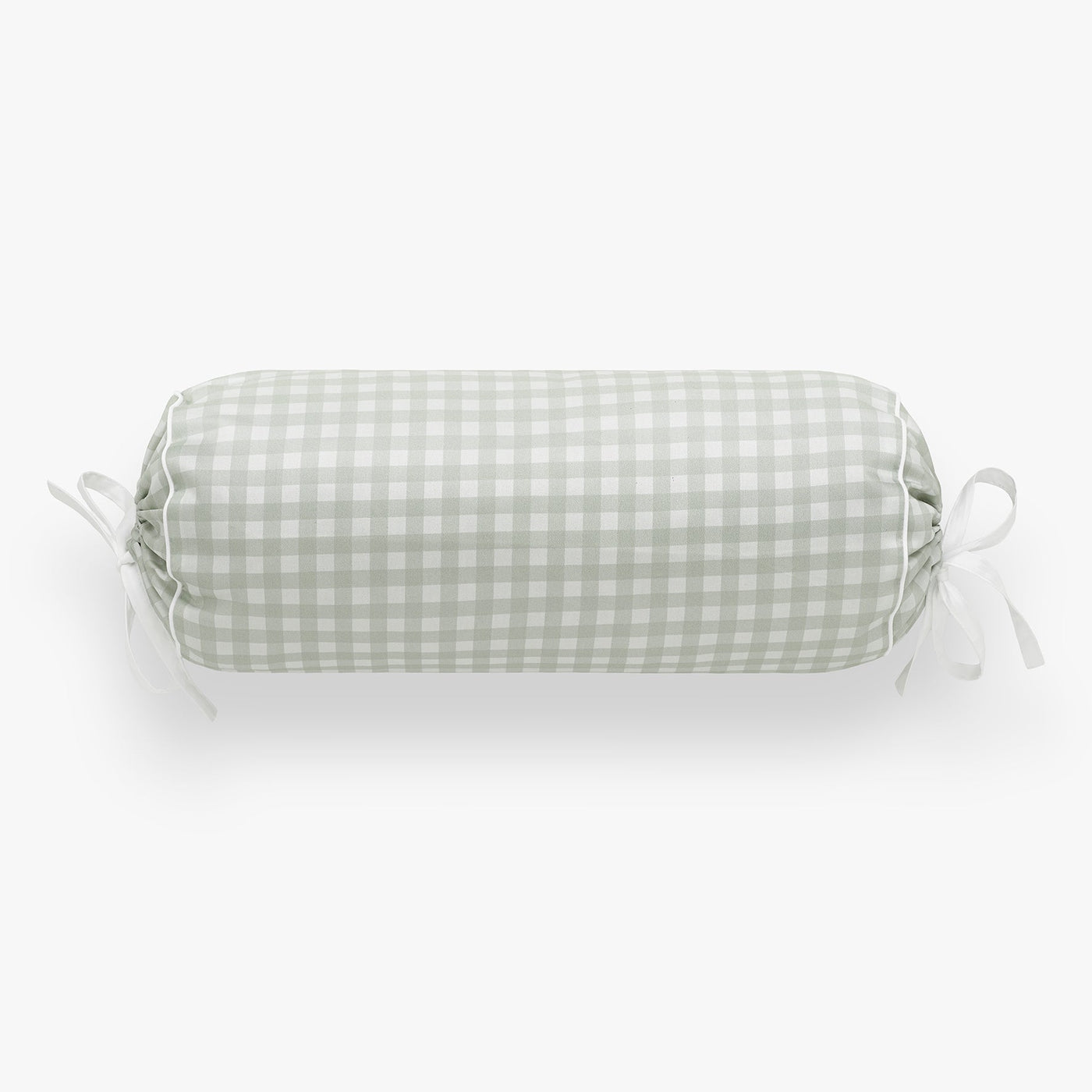 Picnic Gingham Bolster Pillow - Green