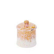 Golden Ash Pot With Lid