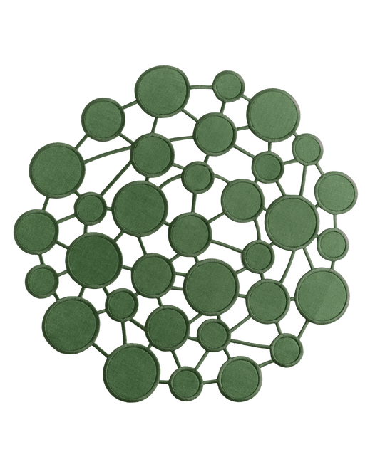 Placemat Esferas Green