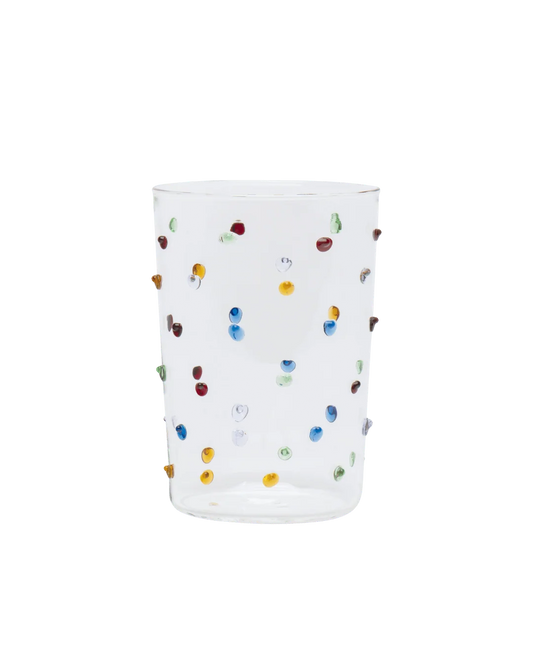 Multicolored Pom Tumbler - Set of Four