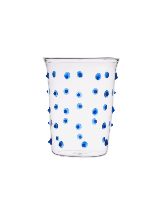 Blue Pom Tumbler