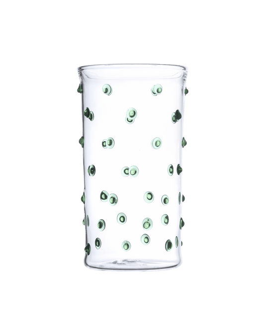 Green Pom Highball Glass