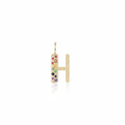 Puffy Letter Charm