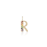 Puffy Letter Charm