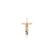 Puffy Letter Charm