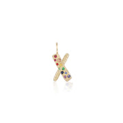 Puffy Letter Charm