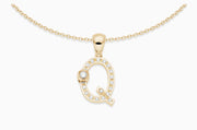 Joujou Diamond A-Z Necklace