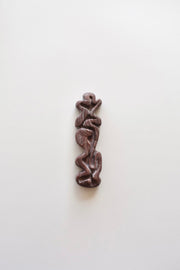 Hannah Polskin marble mezuzah in Cipollino Roso