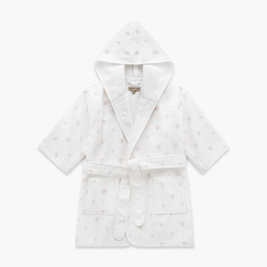 Ditsy Floral Bathrobe - Pink
