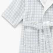 Picnic Gingham Bathrobe - Blue