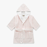 Picnic Gingham Bathrobe - Pink