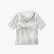 Picnic Gingham Bathrobe - Green